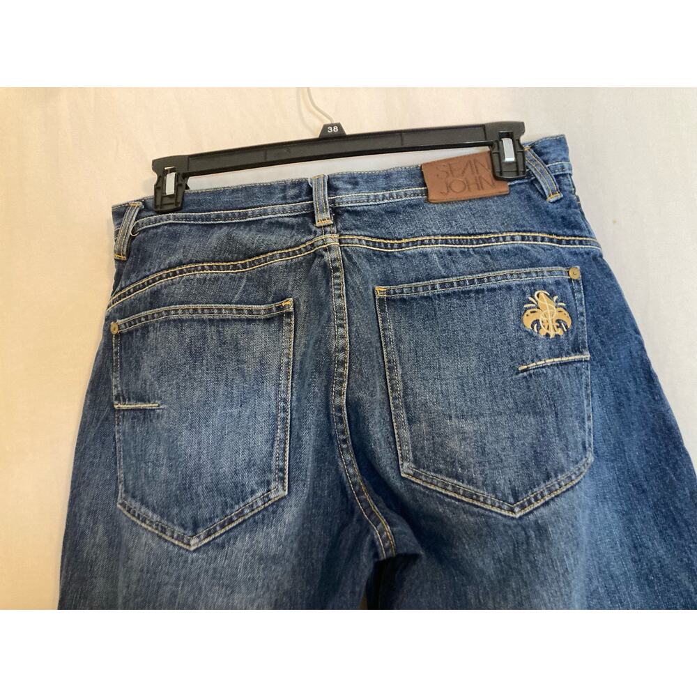 Sean John‎ Mens Jean Shorts Blue Size 34 - Picture 5 of 9